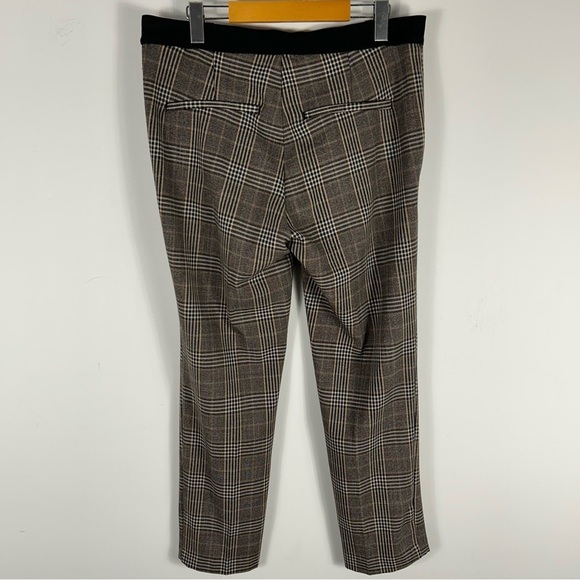 ❤️ H&M women Brown Plaid Pants 12 - Picture 3 of 10